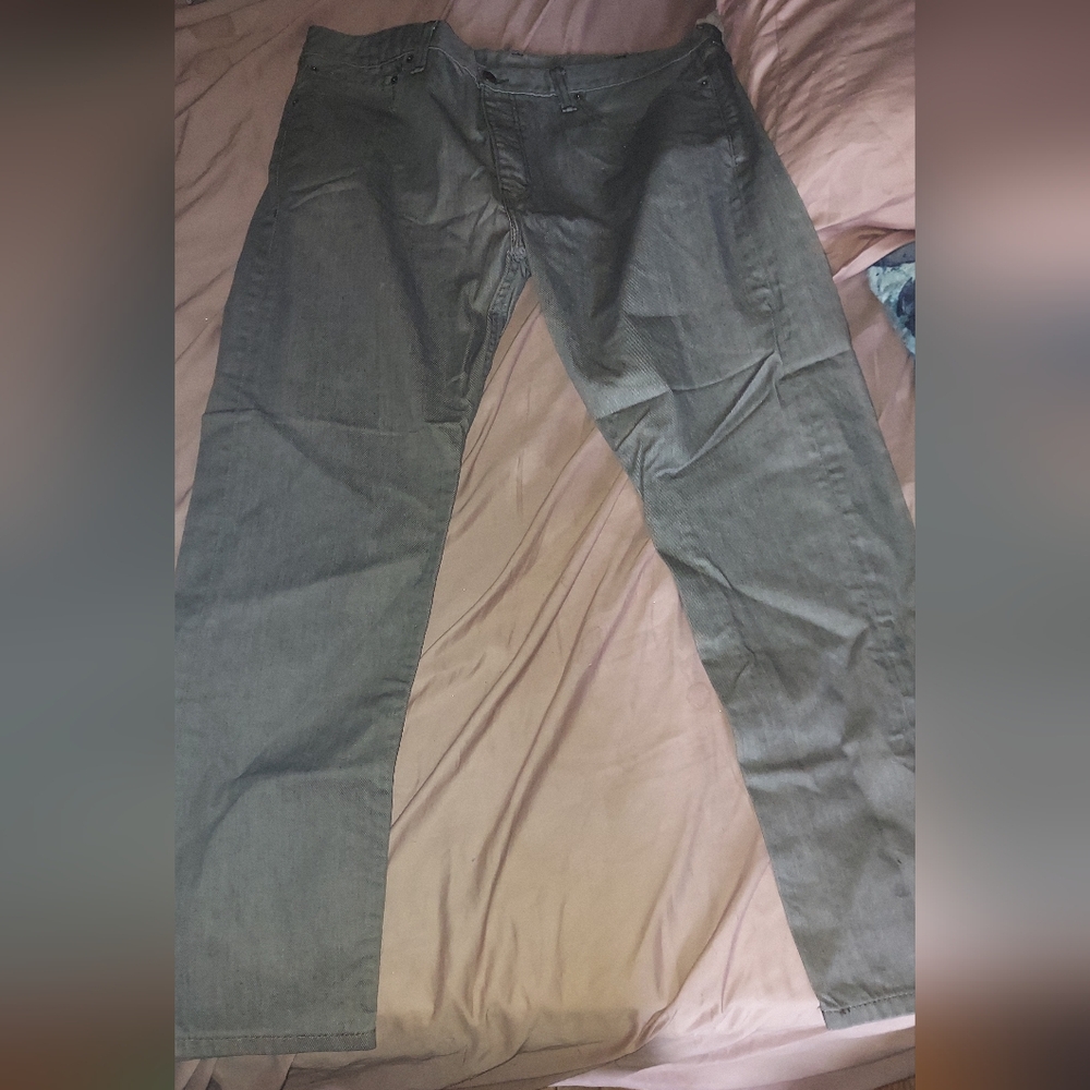 Levis 508 Grey Slim Taper Men's 38X30 GREAT CONDITION 🔥🔥